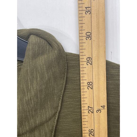 Lucky Brand Mens Polo XL Green Long‎ Sleeve Collared Pullover Knit Stretchy New - Picture 8 of 9